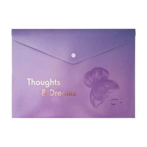 Teczka z zatrzaskiem Incood A5 Thoughts & Dreams